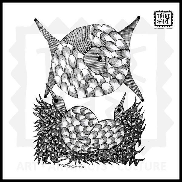 Gond Painting on paper