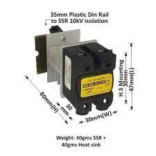 Unison SSR 25 Amp Output 24-480 VAC Input 4-32 VDC , DC -AC