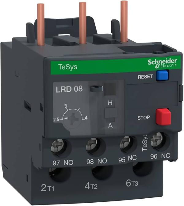 SCHNEIDER OVELOAD RELAY 2.5 - 4A LRD 08