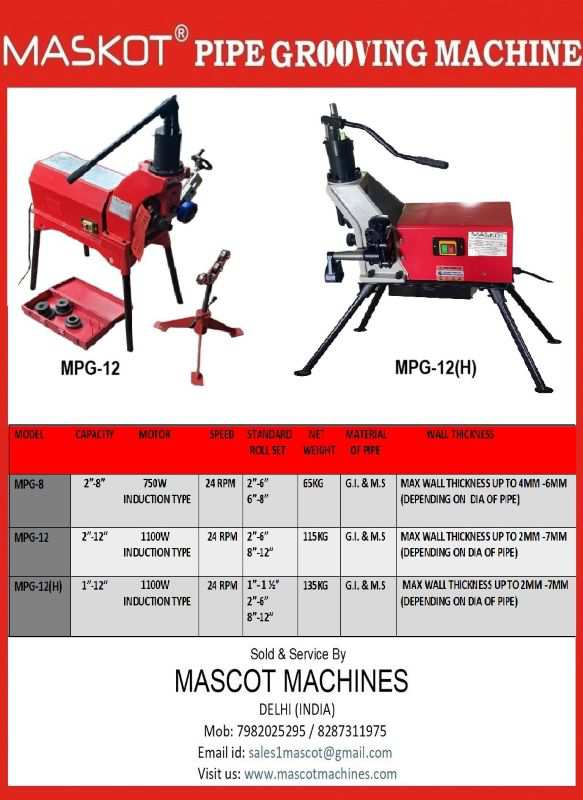 PIPE GROOVING MACHINES