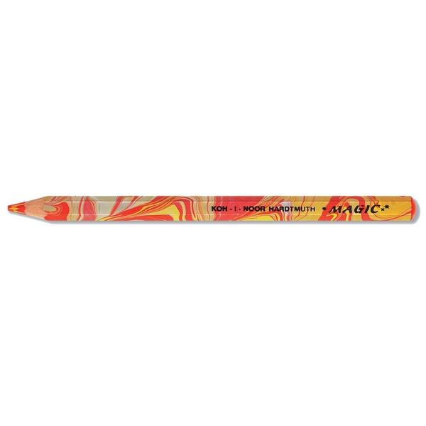 Koh-I-Noor Magic Coloured Pencils Fire are oil based Multi-coloured pencils, Exceptional Artist Quality, 100% FSC Wood. These are lightfast and artist grade. Water Resistant, ideal for sketching, drawing, illustrating & Adult Colouring Books