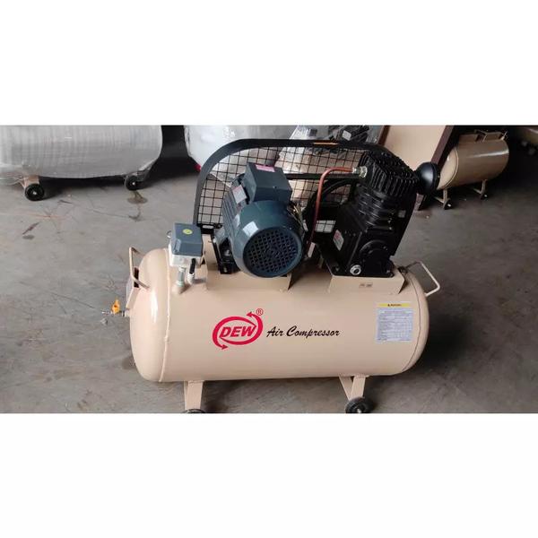 2 HP Double Piston Air Compressor Machine (American) 110 Liter Air TankModel	DS3Bore & Stroke	70 mm x 2Cylinder	DoubleFlow Rate	7.46 CFMMax. Working Pressure	150 PSIG (10.5 KG/CM2)Motor Power Required	2 HPAir Receiver Tank Capacity (in Liter)	(110)Power Source	AC Single/ Three PhaseCountry of Origin	Made in India