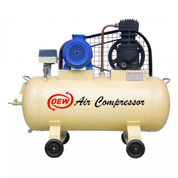 1 HP Single Piston Air Compressor MachineModel	DEW 1SP ABore & Stroke	63mm Cylinder	SingleFlow Rate	3.73 CFMMax. Working Pressure	100 PSIG (7 KG/CM2)Motor Power Required	1 HPAir Receiver Tank Capacity (in Liter)	(40, 60, 85 & 110)Power Source	AC Single/ Three PhaseCountry of Origin	Made in India