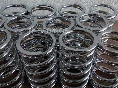 Heavy Duty Compression Springs by S N SPRINGSAt S N SPRINGS, we specialize in manufacturing Heavy Duty Compression Springs designed to withstand high loads and extreme conditions. Our compression springs are crafted with precision and engineered for durability, making them ideal for demanding industrial applications.Features and BenefitsRobust Design: Made from premium-grade materials to ensure long-lasting performance.Wide Range of Sizes: Available in wire diameters ranging from 0.2 mm to 14 mm.Custom Solutions: Tailored to meet your specific load and deflection requirements.High Load Bearing Capacity: Capable of withstanding heavy compression forces without deformation.Corrosion Resistance: Options for coatings and finishes to enhance longevity in harsh environments.ApplicationsOur heavy-duty compression springs are widely used in industries such as:Automotive: Suspension systems, brake assemblies, and shock absorbers.Construction: Heavy machinery and structural components.Agriculture: Equipment requiring high-resilience springs.Aerospace: Precision-engineered springs for aircraft systems.Manufacturing: Presses, stamping machines, and industrial equipment.Why Choose S N SPRINGS for Heavy Duty Compression Springs?Expert Engineering Support: Our experienced team provides design assistance to ensure optimal spring performance.Quality Assurance: Rigorous testing and inspection ensure every spring meets your specifications.Quick Turnaround: Receive custom heavy-duty springs within 24 hours.Competitive Pricing: High-quality products at cost-effective rates.Whether you need a single prototype or a bulk production run, S N SPRINGS is your trusted partner for heavy-duty compression spring solutions. Contact us today to learn more or request a quote!