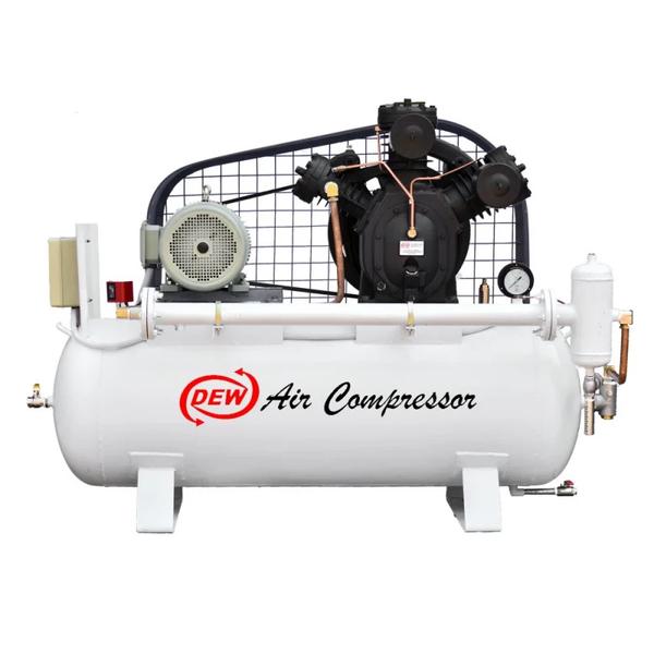 Minimum Order Quantity	1 UnitAir Tank Capacity	500 LMotor Power	20 HPHorse Power	More Than 10 HPMaximum Flow Rate	51 - 120 cfmPressure	251-500 psiCompressor Technology	ReciprocatingPower Source	AC Three PhaseAir Quality Standard	Class1Compressor Mounting Configuration	Tank MountedPower	20 hpDischarge Pressure	25 barCountry of Origin	Made in India1. DEW Make Air Compressor High Pressure Model D15TH (20 HP) 2. Bore & Stroke: 5” & 5