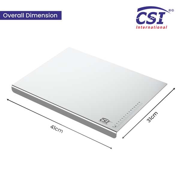 304 STAINLESS STEEL COUNTERTOP CHOPPING BOARD 410×310 MM (41×31CM) (16×12 INCH )Weight- 920 GRAMS