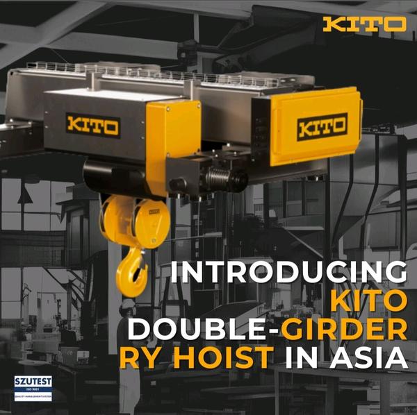 we use KITO hoists in our EOT CRANES. SINGLE and Double Girder options. 