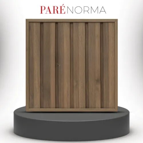 PVC Exterior Wall Panel | Norma Panel Imperial Walnut 105 | Durable and Elegant Solution for Exterior Spaces product image