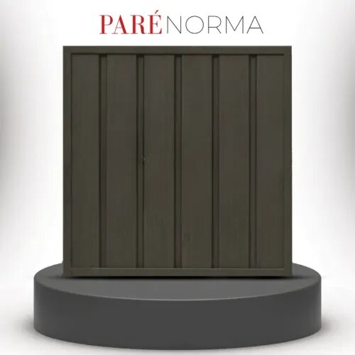 Fluted Exterior Wall Panel | Norma Panel Dark Teak 105 | Rich and Elegant Design for Durable Exteriors product image