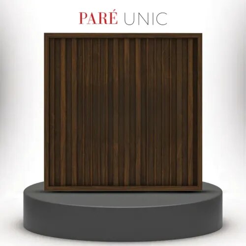 Louver Wall Panel | English Nut Unic Panels | Rich and Elegant Design for Sophisticated Interiors product image