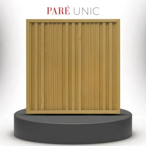 Louver PVC Panel | Gold Maple Unic Panels | Luxurious and Elegant Design for Modern Interiors product image