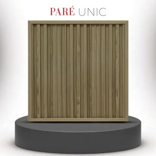 Louver PVC Wall Panel | Danish Teak Unic Panels | Rich and Stylish Design for Modern Interiors product image