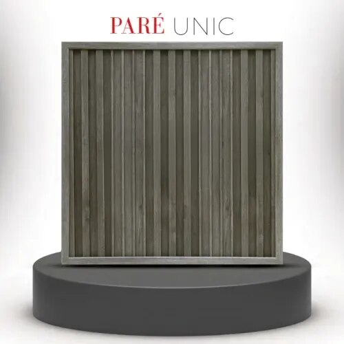 Louver PVC Panel | Oak Noir Unic Panels | Rich and Elegant Wood Finish for Modern Interiors product image