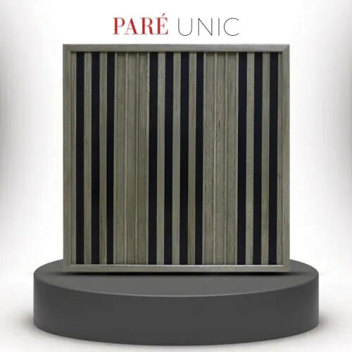 Louver Interior Panel | Oak Noir Dual Black Unic Panels | Sophisticated and Durable Design for Premium Interiors product image