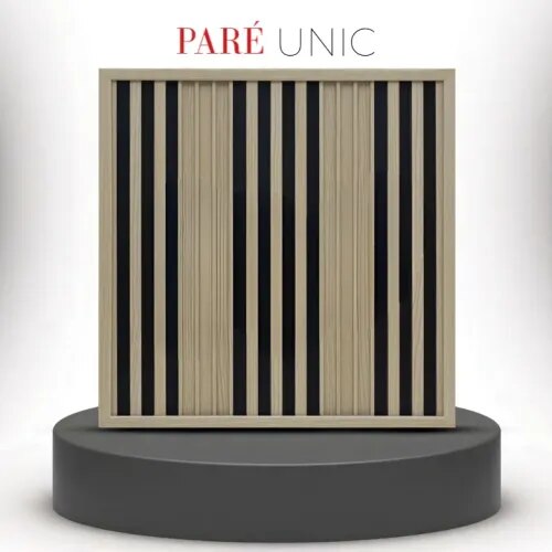 Fluted Panel | Noce Grande Dual Black Unic Panels | Rich and Elegant Design for Modern Interiors product image
