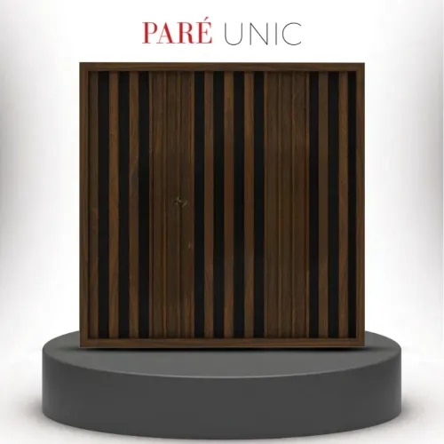 PVC Interior Panel | English Nut Dual Black Unic Panels | Rich and Modern Design for Elegant Interiors product image