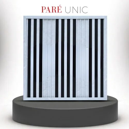 Louver Panel | Armani Grey Dual Black Unic Panels | Elegant and Durable Design for Modern Exteriors product image