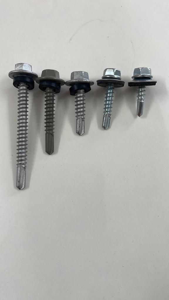 Hex Head Self-Drilling Color Coated Screws are versatile fasteners designed for applications where strength, durability, and aesthetic appeal are crucial. These screws come with a hexagonal head for easy installation using a wrench or socket driver.