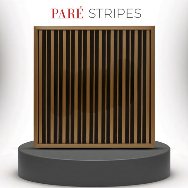Enhance your interiors with the Rame Dual Black Stripes Wall Panels from PARE, designed to bring a sophisticated metallic texture with a Dual Black accent. Part of our Dual Black Collection, this panel features a bold Rame Dual Black shade, adding a modern and stylish touch to any space. Built for durability and premium aesthetics, it is available in a standard size of 3060x215mm and is priced per piece for easy customization. Also available in Argento Dual Black and Oro Dual Black to match diverse interior styles.Upgrade your space with high-quality PARE Dual Black Collection Wall Panels today!π Service Areas:β Chennai β Adyar, Anna Nagar, Velachery, T. Nagar, OMR, ECR, Tambaram, Porur, Ambattur, Perungudi, and more!β Nearby Cities β Coimbatore, Bangalore, Hyderabad, and all over Indiaπ‘ Visit: smarthomeindia.inπ Call us at: 9655009199 | 9655006409