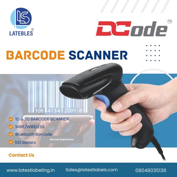 A barcode scanner reads and decodes data from barcodes, often used in retail and inventory management for quick, accurate transactions and tracking.