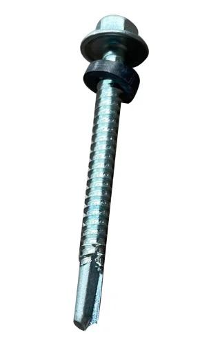 A Hex Head Self-Drilling Screw is a fastener designed for efficient drilling and fastening in a single step, eliminating the need for a pre-drilled hole. These screws are equipped with a drill point at the tip, allowing them to cut through materials like metal, wood, or plastic without requiring a pilot hole.