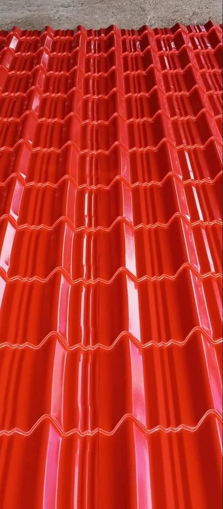 Material:-           Galvanized IronBrand:-	             JSWLength:-             16 ftWidth:-	             3.5 ftColor:-	             RedSurface Treatment:-  Color CoatedUsage/Application:-  CommercialShape:-	             RectangularCoating Mass(GSM):-  150 GSMMaterial Grade	:-   JSW COLOURN + AZ 150Tensile Strength:-    550Weight:-             1.320Is it Water Proof:-  YesCountry of Origin	Made in IndiaJSW COLOURN + AZ 150 GSM color coated roofing sheets are made using high-quality raw materials and advanced techniques. They are known for their strength, corrosion resistance, dimensional accuracy, and easy installation.Production Capacity: 15 MT/DAYDelivery Time: SAME DAY