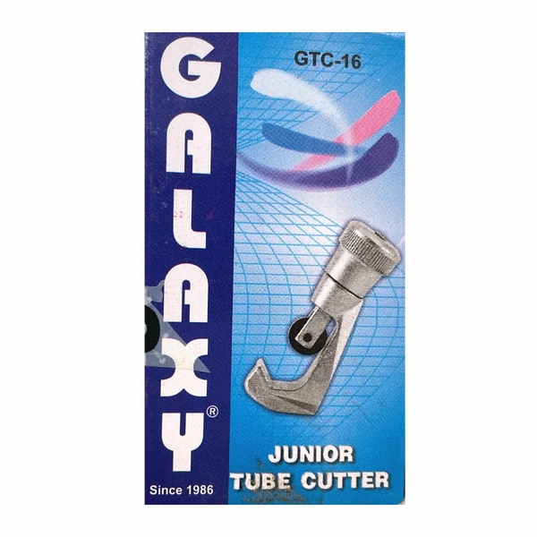 Galaxy Junior Tube Cutter is the high quality Tube Cutter for accurate cutting of all melleable pipes from 4mm to 16mm, like: Copper, Aluminium etc. Standard Tube Cutter for tradesmen in the plumbing, heating & refrigeration trade. Perfect for on site work. Precise even in confined spaces.