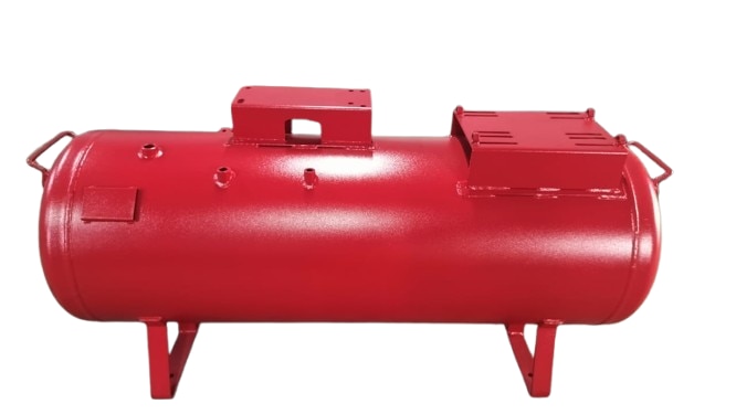 An air receiver, also known as a compressed air tank or vessel, stores compressed air and acts as a buffer between the compressor and the pneumatic system, ensuring a stable and consistent air supply even when demand fluctuates. Here's a more detailed explanation:Function:Storage:Air receivers store compressed air, providing a reserve for when demand exceeds the compressor's output. Pressure Stabilization:They help maintain a stable pressure in the system by absorbing pressure fluctuations caused by varying air demand. Buffer:They act as a buffer between the compressor and the pneumatic equipment, preventing frequent compressor cycling and extending its lifespan. Improved Air Quality:Air receivers can help trap and hold particulates and impurities, ensuring cleaner air for pneumatic tools and equipment. Safety:They can provide a supply of air for emergency shutdowns of production processes and systems. Types:Vertical or Horizontal: Air receivers can be either vertical or horizontal, depending on the available space and specific needs.High-Pressure or Low-Pressure: They can be designed for high or low-pressure applications.Custom: Specialized receivers can be designed for unique requirements. Benefits:Steady Airflow: Ensures a consistent and reliable supply of compressed air. Reduced Compressor Wear: Prevents frequent compressor cycling, extending its lifespan. Improved Efficiency: Helps optimize energy consumption by allowing compressors to operate on a longer cycle. Better Air Quality: Can help trap and hold particulates and impurities. Emergency Shutdown: Can provide a supply of air for emergency shutdowns of production processes and systems. Dampens Pulsations: Can dampen pulsations from discharge lines of your compressed air system, resulting in steadier pressure. Maintenance:Draining:Air receivers should be drained regularly to remove condensation, which can lead to corrosion and damage. Inspection:Regular inspection is crucial to ensure the safety and integrity of the receiver. Pressure Relief:Air receivers must be protected from over-pressure, typically with a spring-loaded pressure relief device.