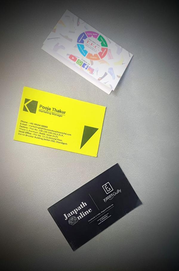 Create custom visiting cards that leave a lasting impression. Choose from a variety of designs and finishes. Perfect for professionals and businesses. High-quality printing that stands out every time.