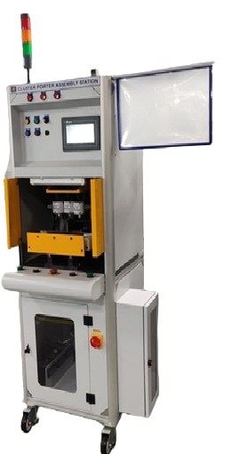 A cluster pointer assembly station is a specialized workstation or setup used in the assembly of cluster pointers for various mechanical, electronic, or automotive applications. The term