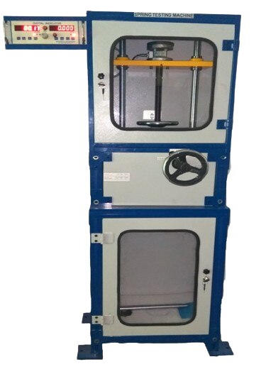 A manual spring testing machine is a device used to measure and evaluate the performance characteristics of springs. It is specifically designed for testing the force, deflection, and spring constant (also known as stiffness) of springs under manual operation. These machines are commonly used in industries like mechanical engineering, automotive, aerospace, manufacturing, and quality control, where precise spring testing is required for quality assurance, research, or development.