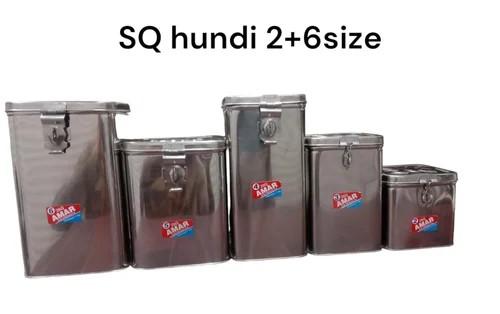 Sri Nataraja Metals, Madurai, offers a premium Stainless Steel Undiyal (Donation Box) designed for durability, security, and long-lasting use. Made from high-quality Stainless Steel, it is perfect for temples, homes, and charitable purposes. Explore our wide range of Stainless Steel Utility Products, Utensils, and Cookware at competitive prices. Shop now for the best in quality and craftsmanship!Product Details:Surface Treatment: Different sizesSurface Finish: Good polishColor: Silver0no to 4no 140g to 350gStainless steel small donation box available home and shop use product different sizes available