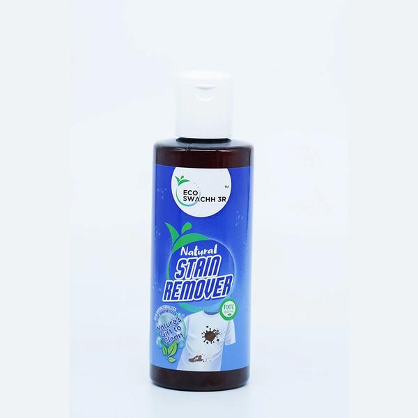 EcoSwachh 3R- Natural Stain Remover safely removes all types of stains and is effective on all types of fabrics. The product is safe, non-toxic, biodegradable and eliminates sweat, oil, tea, coffee, mud stains, etc. It contains biofunctionalized active nano particles, which deeply penetrate into the affected area and helps to remove the stain quickly.