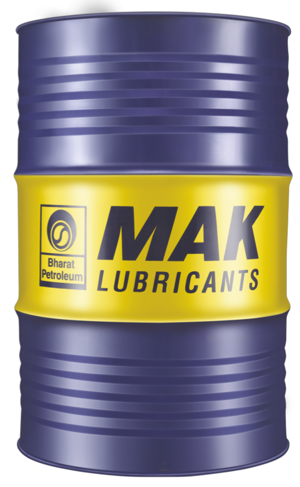MAK Amocam is a range of premium quality, extreme pressure industrial gear lubricants blended from high viscosity index solvent refined high quality base oils. The superior quality sulphur-phosphorus additive chemistry imparts high level of antiwear and extreme pressure property. Their high load carrying capacity and anti-friction property offer excellent performance in industrial gears and other industrial applications. They offer extra protection to the gear teeth, bearings and seals in order to handle severe stresses that occur in heavy duty industrial gears. These oils are not corrosive to copper and copper alloys. Formulated with antifoam, antirust and antioxidation agents they offer excellent lubrication performance and long service life. MAK Amocam oils are compatible with seal materials and paints normally specified for use in industrial gear systems with mineral oils. MAK Amocam oils are designed primarily for the lubrication of all types of industrial enclosed gear drives functioning under severe stresses with circulation or splash lubrication systems operating at high load and speed conditions. These grades provide dependable performance for continuous service even at higher operating temperatures. These oils are intended for use in heavily loaded spur, bevel, helical gear units as well as plain antifriction bearings subjected to shock/ heavy loads and gear couplings. They are also recommended for the lubrication of worm gear units where severe sliding action occurs. Specific applications include heavy duty multi-stage industrial reduction gears units in steel plants, power plants, cement  plants and also units found in conveyors, agitators, dryers, fans, mixers, presses, extruders etc. Mak Amocam Industrial Gear Oil Available in ISO VG 68, 100, 150, 220, 320, 460, 680, 1000 in 210 Litre Pack