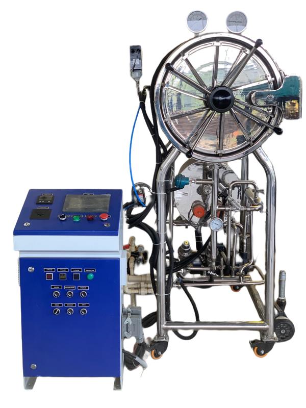 Horizontal Cylindrical Autoclave Manufacturers in AhmedabadWe are also supply in Andhra Pradesh, Arunachal Pradesh, Assam, Bihar, Chhattisgarh, Goa, Gujarat, Haryana, Himachal Pradesh, Jharkhand, Karnataka, Kerala, Madhya Pradesh, Maharashtra, Manipur, Meghalaya, Mizoram, Nagaland, Odisha, Punjab, Rajasthan, Sikkim, Tamil Nadu, Telangana, Tripura, Uttar Pradesh, Uttarakhand, and West BengalMinimum Order Quantity 1 PieceCapacity 100 LiterMaterial S.S 304Pressure Range 2.1kg/cm2Temperature Range 121 DegreeC/134 DegreeCSize 40inchPacking Type Wooden BoxBrand Riya EngineeringThe Fully Automatic Horizontal Cylindrical Autoclave is a high-performance sterilization system designed for laboratory, medical, and research applications. This advanced autoclave ensures efficient and reliable sterilization of various materials, including culture media, instruments, and equipment.