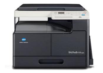 Konica Minolta Bizhub 185en / 165en The Konica Minolta Bizhub 185en and Bizhub 165en are compact monochrome multifunction printers (MFPs) designed for small offices and workgroups that need a reliable, cost-effective solution for everyday document handling. These digital MFPs offer high-speed monochrome printing, scanning, and copying, making them ideal for businesses looking for high productivity in a compact, easy-to-use package. With network connectivity, user-friendly interfaces, and energy-saving features, the Bizhub 185en/165en series ensures smooth, secure, and efficient document management.Whether you need to print high-quality documents, scan files to email or folder, or copy important paperwork, these devices provide the essential features businesses require without the complexity or cost of larger, more advanced MFPs.Konica Minolta Bizhub 185en, Bizhub 165en, monochrome MFP, small office printer, multifunction printer, compact business printer, copy, scan, network printer, high-speed printer, Konica Minolta MFP, cost-effective printer, easy-to-use MFP, energy-efficient printer.Key Specifications of Konica Minolta Bizhub 185en / 165enPrint Speed:Bizhub 185en: Up to 18 ppm (monochrome).Bizhub 165en: Up to 16 ppm (monochrome).Print Resolution:600 x 600 dpi for clear, sharp text and graphics.Monthly Duty Cycle:Bizhub 185en: Up to 20,000 pages.Bizhub 165en: Up to 15,000 pages.Paper Capacity:Standard paper capacity: 250-sheet paper tray + 100-sheet bypass tray.Optional paper tray (500 sheets) for greater capacity.Duplex Printing:Automatic duplex printing (only for Bizhub 185en).Scanning:Scan-to-email, scan-to-folder, and scan-to-USB capabilities.Color scanning for better document management and sharing.Connectivity:Ethernet (10/100BaseTX) and USB 2.0 for easy printing from PCs or networked devices.Mobile printing support (AirPrint, Google Cloud Print, Mopria).Security:User authentication for secure printing and copy functions.Secure print for confidential document handling.Display:2-line LCD with easy-to-read menus for simple operation.Dimensions and Weight:Bizhub 185en: Dimensions - 570 x 490 x 495 mm, Weight - Approx. 16 kg.Bizhub 165en: Dimensions - 570 x 490 x 495 mm, Weight - Approx. 15.6 kg.
