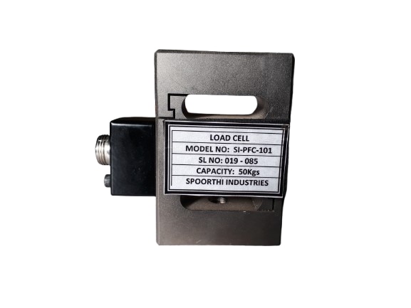 An S-type load cell is a type of strain gauge-based transducer that is used to measure force or load. It is called