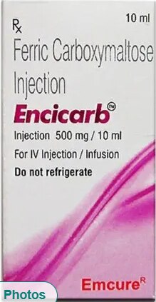 500mg Ferric Carboxymaltose Injection₹ 2,200/PieceGet Latest PriceMinimum Order Quantity: 20 PieceDose/Strength	500 mg/10 mlUsage/Application	AnemiaPackaging Type	BoxPackaging Size	10mlManufacture By	Emcure Pharmaceuticals Ltd.Strength	500mgItem Name	EncicarbEstablished as a Partnership firm in the year 2017 at Mira Road (Mumbai, India), we “Shree Guru Pharma” are a leading Wholesale Distributor of a wide range of Pharmaceutical Injection, Pharmaceutical Tablets, Meropenem Injections, etc