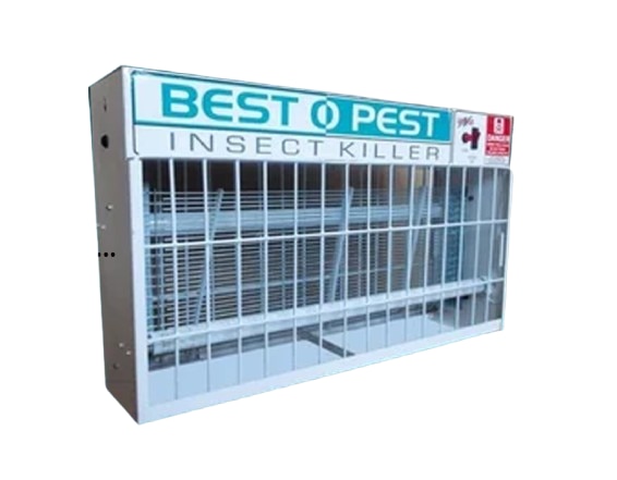 The electric insect killer is a practical device designed to attract and eliminate flying insects by utilizing an electric grid or light source. It serves as a valuable solution for managing flying insect populations in various settings, including homes, outdoor spaces, and business establishments.SpecificationsFrequency                              50HzVoltage                                   230VPower Source                        ACBrand                                      BEST O PESTColor                                       WHITE MSDriven Type                           HT TRANSFORMER