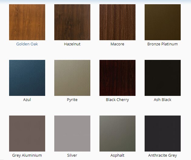 Colour Options In UPVC 