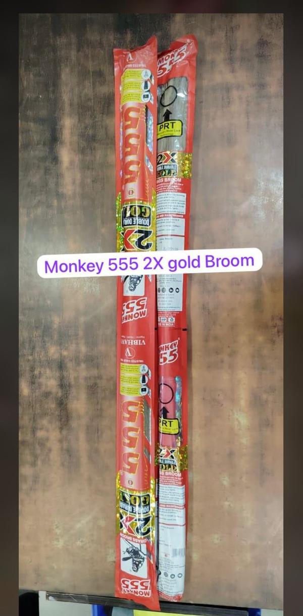The Monkey 555 2X Gold Broom is a high-performance cleaning tool designed for efficiency and durability. Crafted with reinforced bristles and a lightweight yet sturdy handle, it easily sweeps up fine dust, debris, and even stubborn dirt from various surfaces. Its 2X Gold technology enhances sweeping power, reducing effort and time. Ideal for both indoor and outdoor use, the broom boasts an ergonomic grip for comfortable handling. Popular across Southeast Asia, Monkey 555 is known for quality and reliability, and the 2X Gold Broom lives up to the brand’s reputation, offering users a premium cleaning experience at an affordable price.