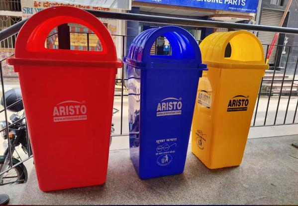 The Doom Type Dustbin is a sleek, modern waste disposal unit designed with both aesthetics and utility in mind. Inspired by brutalist architecture and industrial design, it features a matte black or metallic finish, giving it a minimalist, futuristic look. Built with durable materials, it's resistant to corrosion and everyday wear, making it ideal for urban spaces or contemporary interiors. Its lid opens automatically with motion sensors, ensuring a hygienic, touch-free experience. The