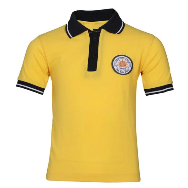 School T-Shirt UniformComfortable and PracticalOur school t-shirt uniforms are designed for comfort and durability. Perfect for everyday wear.Key Features- Soft Fabric: Gentle on skin.- Breathable: Allows for airflow.- Easy Care: Simple washing and maintenance.Benefits- Comfort: Soft fabric ensures all-day comfort.- Durability: Withstands repeated wear and wash.- Uniformity: Promotes school spirit and unity.