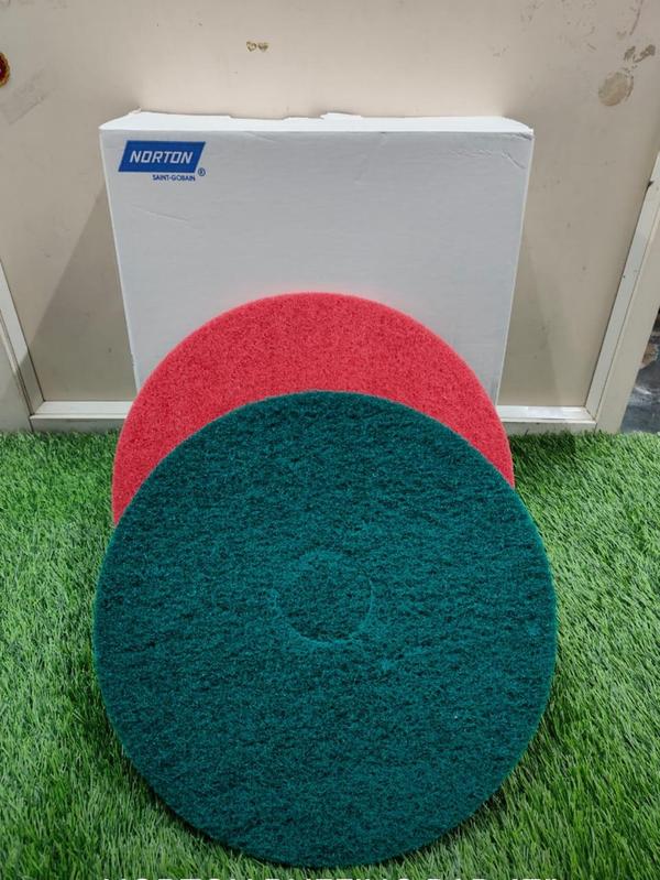 A scrubbing machine pad is a key component of floor cleaning equipment, designed for use with floor scrubbers. Made from durable materials like polyester or nylon, these pads are used to clean, scrub, and polish various types of floors. They come in different colors and textures, each suitable for specific tasks, such as heavy-duty scrubbing, light cleaning, or polishing. The pad's abrasive surface helps remove dirt, grime, stains, and built-up residue, ensuring a clean and smooth finish. Regular maintenance and replacement of pads are crucial to ensure optimal performance and prevent damage to both the floor and equipment.