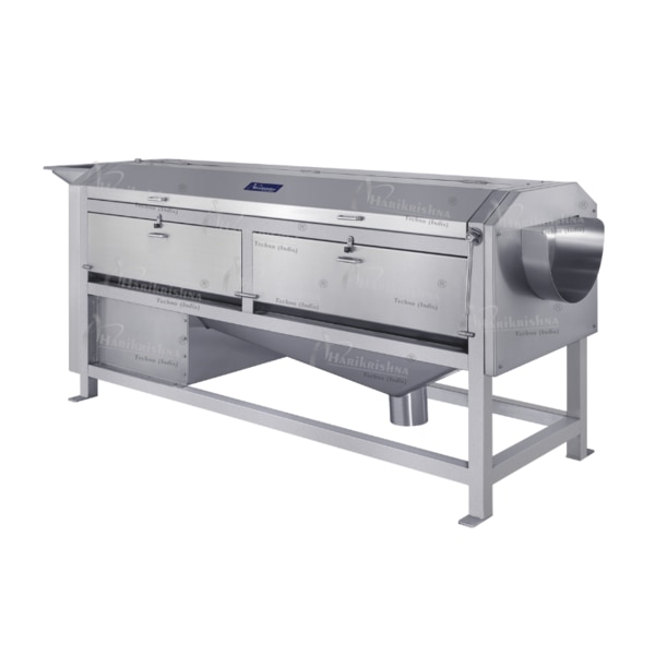 HKT polisher come  with rollers and rollers covered with soft, durable brushes ( made of food-grade materials). The vegetables are fed into the machine, and as they move through the rotating brushes and often a gentle spray of water, they are gently scrubbed and polished. The friction between the brushes and the vegetables removes surface impurities and polishes the skin.Brushes : Made of various materials and hardness levels to suit different types of vegetables and desired polishing intensity.Water Spray System : Helps to lubricate the process, remove debris, and enhance cleaning. Some systems may recycle water.Infeed and Outfeed Systems : Designed for smooth and efficient loading and unloading of vegetables.Adjustable Speed Controls : Allow for customization of the polishing intensity based on the vegetable type and condition.Durable Construction : Made of stainless steel for hygiene and longevity.Easy Cleaning and Maintenance : Designed for simple access and sanitation.Advantages of using a polisher : 1) Enhanced Cleanliness: Removes residual dirt, soil, and minor blemishes.2) Increased Shelf Life: By removing surface contaminants, the risk of spoilage can be reduced.3) Gentle Handling: Designed to minimize damage to the vegetables.4) Efficiency: Processes large quantities of vegetables quickly and consistently compared to manual cleaning.