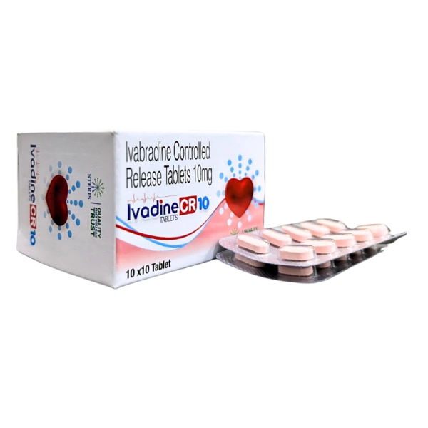 Ivabradine is used in the treatment and management of chronic heart failure and stable angina through the controlled release formulation in IVADINE CR 10, what helps control the heart rate. It assists in increasing the efficacy of the heart and the general well-being of the patients suffering from cardiovascular diseases by controlling the heart rate.Important Ingredients:The major bod of ivabradine also known as active constituent is ionically bound to a polymedic excipient, so controlled release medicament form retains the participant to ensure vying therapeutic result while sidestepping untoward consequences.Major Advantages:Heart Rate Control: IVADINE CR 10 allows the heart to beat without putting pressure resulting in better pumping of blood, furthermore, it makes it easier to IVADINE CR 10 protects the heart rate from extreme spikes. Reduces heart rate.Symptom Relief: Chest pain or estrapade is eased, relieved and helped much in congruency heart failure. Also, it aids in relieving pain due to angina and lack of breath.Enhanced Exercise Tolerance: Greater capacity is observed in scope, patients physical activity also improves.Better Quality of Life: It helps well being and well help ad in lesser use of hospitalization due the patient surpasses restrictions posed by heart failure.How Does It Work?The ‘funny’ (If) channel in the sinoatrial node or the natural heart pacemaker gets selectively inhibited by Ivabradine which prevents the progression of angina and heart failure symptoms in the patients. This is possible with the use of IVADINE CR 10, as it reduces the myocardial oxygen demand by slowing down the heart rate.Directions for Use:Dosage: The medication must be taken as per the recommendation of the physician. Generally, the prescription is a single tablet to be taken once a day.Administration: The capsule is to be taken in its entirety without crushing or chewing it and is to be followed with a glass of water.Timing: The tablet can be taken both with and without the food, but make sure that the dosage is taken at the same time in every 24 hour period so that the optimal balance of the medicine is maintained in the body.Side Effects:Common Side Effects: Bradycardia (body going into the slow heart rate phase), headaches, dizziness and seeing bright spots which can be classified as visual disturbances.Serious Side Effects: Atrial fibrillation or severe bradycardia and heart block. Any dire side effects should be reported immediately.Safety Information:Contraindications: Markedly unsuitable for patients inflicted with advanced liver damage, bradycardic condition or acute heart failure.Pregnancy and Breastfeeding: Do check with your physician if you are already pregnant, intending to get pregnant or is in the phase of breastfeeding.Sociodramatic Work: Update your physician on any other medications and interventions which you are taking, as Ivabradine has the possibility of interacting with other heart or blood pressure medication.Operating Vehicles or Machinery: Given Ivabradine may cause problems with vision and dizziness, refrain from driving and heavy machinery if you have symptoms of these.Routine Checkup: Routine check with your physician’s appointment helps assure follow up on the heart rate, if the dosage change is indicated, it shall be adjusted.