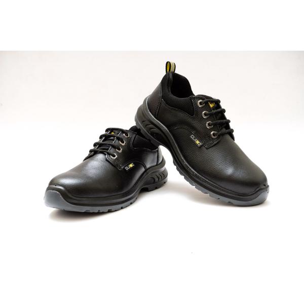 HILLSON MAKE- CLAWZ SAFETY SHOES, ISI MARKED SAFETY SHOES, DOUBLE DENSITY PU SOLE, LEATHER UPPER, ORTHO BOUNCE COMFORTABLE INSOCKS.