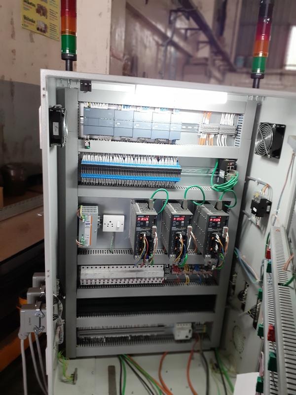 PLC Control Panel with Digital Input Output, Analog Output,