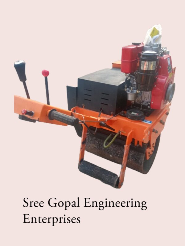 We Sree Gopal Engineering Enterprises manufacture and Supply Walk Behind Double Drum Roller Machine from Coimbatore, Tamil Nadu. 