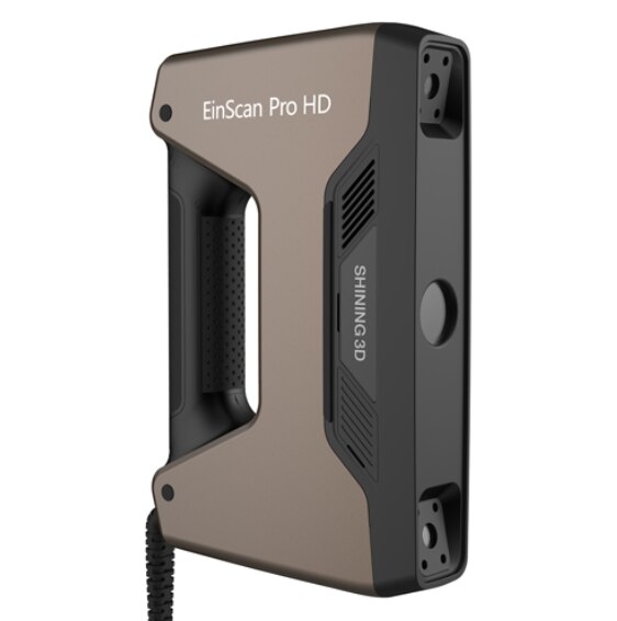 Cadtech Solutions brings you the EinScan Pro HD, a multi-functional handheld 3D scanner built for high accuracy and flexibility. With enhanced structured light projection and rapid data capture, it excels in scanning dark, reflective surfaces and intricate details. Perfect for design, manufacturing, and research applications. Lightweight, fast, and incredibly precise EinScan Pro HD turns complex 3D scanning tasks into effortless workflows.